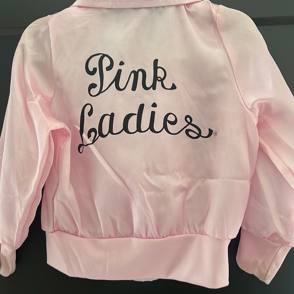 Toddler size 2T, pink ladies costume jacket
